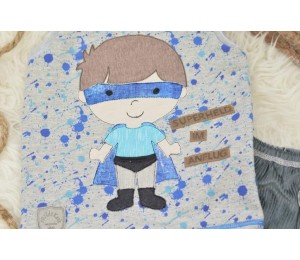 Stickserie - Kleine Superhelden Fransenappli